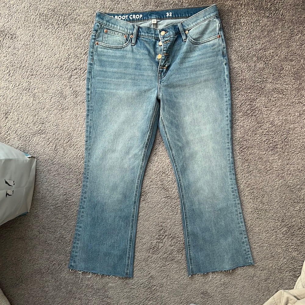 J Crew boot cut jeans. New with tags. Size 32
